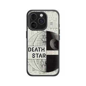 iPhone 16 Pro SolidX 黑 - 迪士尼-星際大戰 Star Wars - 星際大戰 – 死星全幅結構圖