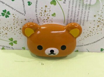 【震撼精品百貨】Rilakkuma San-X 拉拉熊懶懶熊 瓷器臉型筷架-咖#61012 震撼日式精品百貨