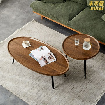 【小戶型救星】圓形小茶几 茶桌 沙發邊幾 客廳茶幾 邊桌 角幾 輕奢巖板桌面 現代簡約設計 節省空間 多功能置物