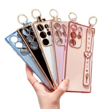 腕帶手機殼 適用於 三星 S26 S25 Edge S25 FE Ultra S24 S23 Ultra A56 保護殼