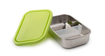 U Konserve Divided Rectangle Food Container Lime 25 oz