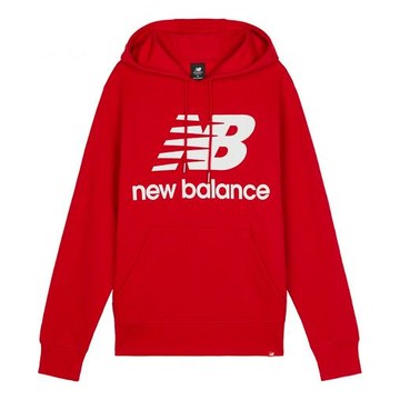 New Balance Big Logo Sweat Pullover Hoodie 'Red'