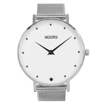 [MEDOTA] Mini Chica 簡約小錶面米蘭錶帶女錶-銀色 / LH-10304