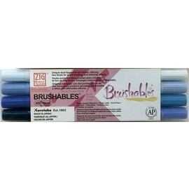 日本吳竹雙色軟筆刷麥克筆 MS-7700/4色套組