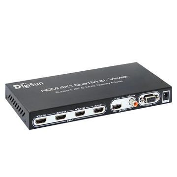 DigiSun MV747 4K2K HDMI 畫面分割器 無縫切換 219 x 95 x 22mm 431g  黑色  1個