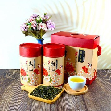 【龍源茶品】 國色天香富貴牡丹梨山高冷茶葉禮盒2罐組(150g/罐-共300g)生青茶/無焙火/微發酵