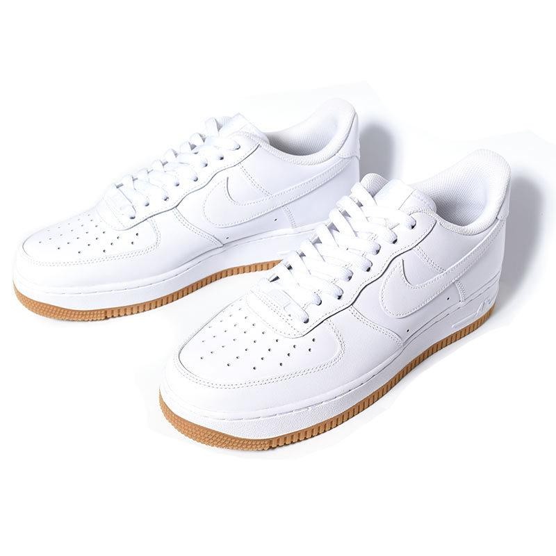 ◆【極美品】ナイキ エアフォース1 07 ホワイト ガムソール NIKE AIR FORCE 1 '07 