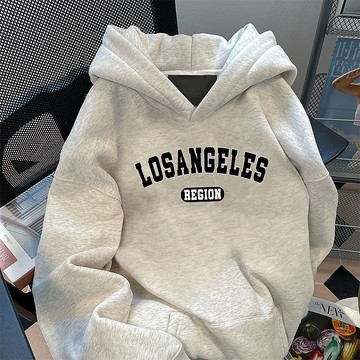 強烈推！帽t 大學T 長袖衛衣 復古印花字母 美式衛衣 oversize女生上衣 美式帽t 連帽衛衣女  秋冬寬鬆上衣