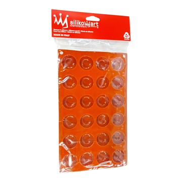 Silikomart 24連小半球模 義大利製造 耐溫-60°C~230°C  紅色  1個