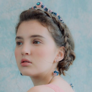 Pamycarie 兩週年櫻花限定版手造樹脂黏土夜櫻花海皇冠