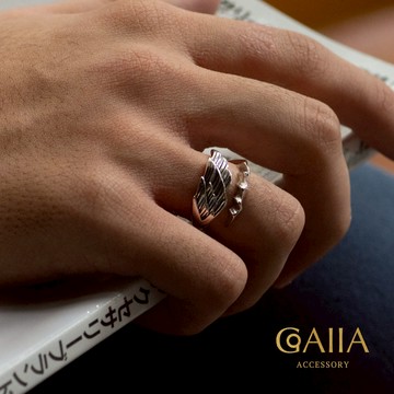 S925銀戒。墮天使的羽翼 | HY