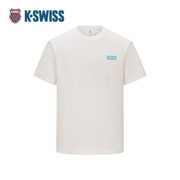 K-SWISS 運動長袖 TSHIRTKC7532UCTS15 圓領 中性 男款 女款 米白色 1712461-115