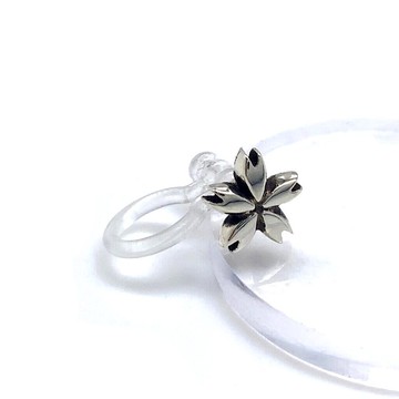 櫻花夾式/銀925一隻耳朵/日式和服/日本製造