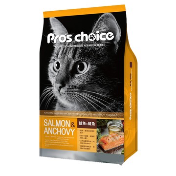 [福壽] Pro's Choice博士巧思 貓食專業配方9kg-鮭魚+鯷魚口味