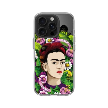 iPhone 16 Pro Clear 透明 - Frida Kahlo - 卡蘿與猴子