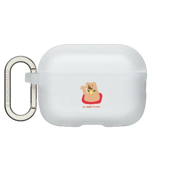 AirPods Pro 2 AirPods Case 透明 - 咻咻熊 - 招財小熊