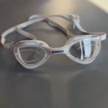 Spedo高清防水防霧專業競技款泳鏡時尚設計防眩暈鏡片高端游泳鏡