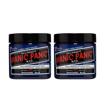 Manic Panic mp染发膏- 斑蓝 Shocking Blue (2x118ml)