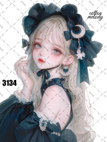 original sticker no.3134 人物貼紙 原創貼紙 原創人物貼紙 裝飾貼紙 cotton melody