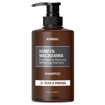KUNDAL 蜂蜜澳洲堅果香氛洗髮乳500ml 〈不含矽靈〉(雪梨小蒼蘭香)