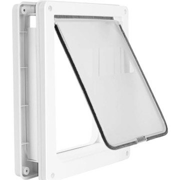 外貿跨境 ABS貓門狗門洞 自由進出雙向寵物門 紗窗貓犬舍寵物用品