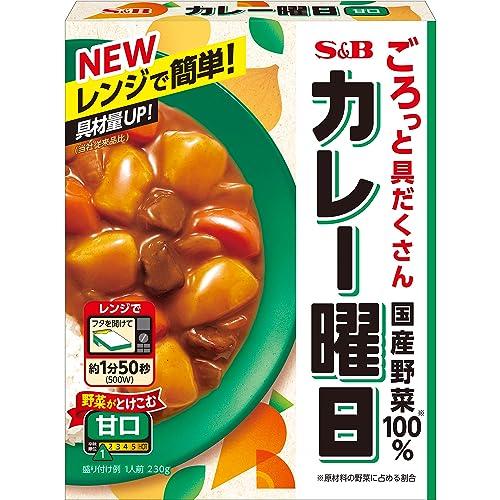 エスビー食品 カレ−曜日 甘口 230g×5個