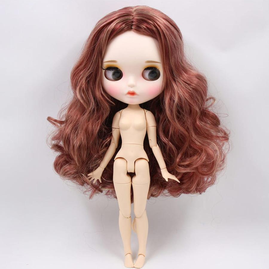 ブライス人形カスタムbl12532 3227レッドミックスブロンドヘア1 bjd