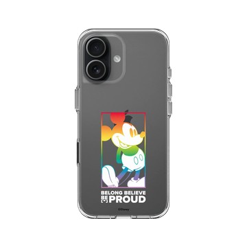 iPhone 17 Clear Case（相機按鈕） 透明 - 迪士尼-米奇 Mickey - Pride Celebration-Belong Believe Be Proud
