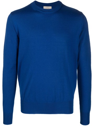 Altea - long-sleeved fine-knit jumper - men - Virgin Wool - XL - Blue