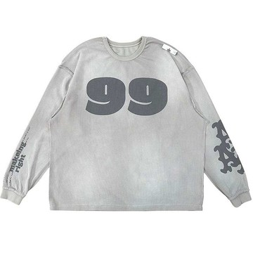 MTA M25AWLS01 99 WAFFLE L/S TEE 做舊華夫格 長T (灰色)