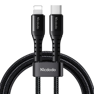 Mcdodo Type-C TO Lightning PD充電傳輸編織快充線 36W 光速 100cm 支援iPhone8~14全系列