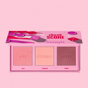 【2025NEW！超值禮盒】藕粉三色頰彩盤 (蒲公英蜜粉/微豆沙蜜粉/微醺玫瑰蜜粉) - Benefit貝玲妃