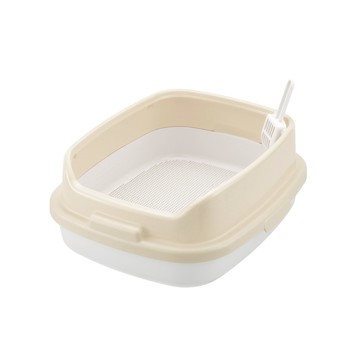 Richell 利其爾 卡羅貓便盆 雙層  米  不適用  1個