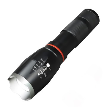 AHOYE 變焦多重閃爍LED手電筒 COB側燈 強力磁鐵 T6 軍規款  1支