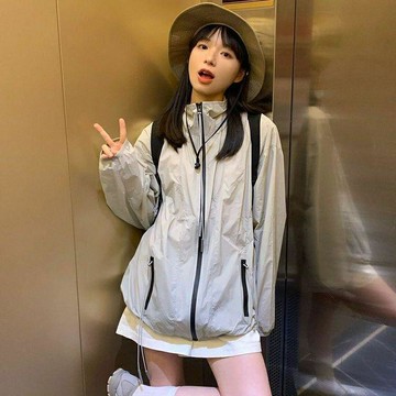 【臺灣出貨】薄款防曬衣女  夏季2026新款防紫外線透氣輕薄男女款防曬衝鋒衣外套  4WH