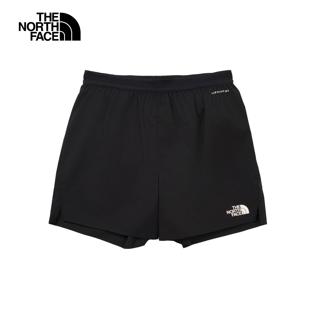 The North Face北面男款黑色UPF防曬短褲｜8DFUJK3