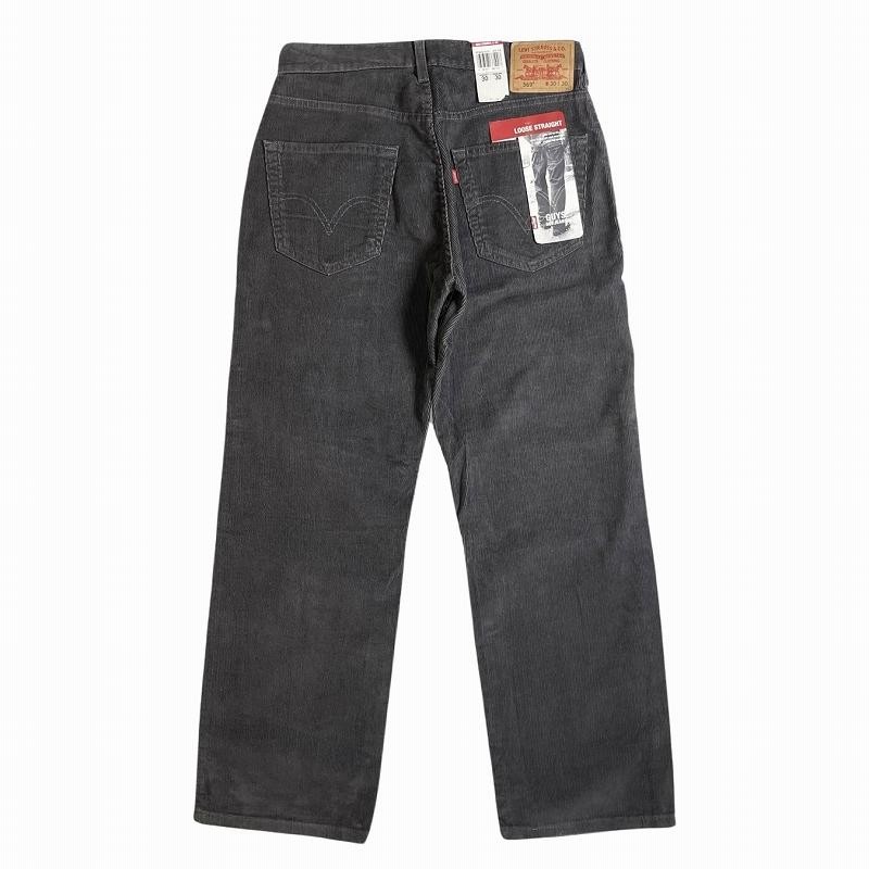 リーバイス デッドストック 569-1013 ルーズ ストレート コーデュロイ パンツ チャコール メンズ デニム パンツ USAライン ビンテージ  DEADSTOCK | LINEブランドカタログ