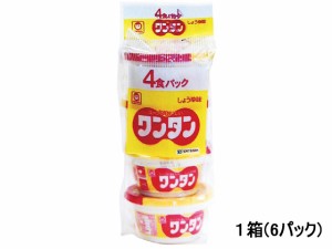 カップワンタンしょうゆ味 4食×6パック 東洋水産