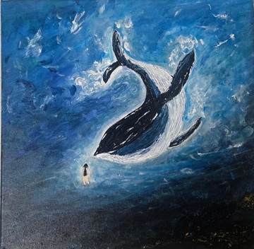 【同行】壓克力畫/療癒藝術畫/原創手繪/無框畫/掛畫/僅1件/開館