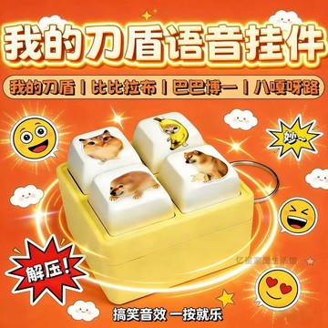 ✨動感隔曰達✨我要驗牌 給我擦皮鞋 發聲按鍵 語音按鍵 王世堅 回答我 解壓按鍵 發光語音按鍵 發聲語音掛件 整蠱掛件