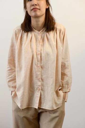 長袖中國領襯衫