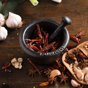 鑄鐵搗蒜器 老式蒜臼子 家用搗藥罐 辣椒擂缽 大蒜搗碎器 研磨器 磨藥器 搗藥器