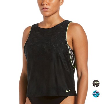 NIKE CHEETAH 成人女性兩件式休閒上衣 泳衣 水陸兩用 泳裝 罩衫 NESSB306