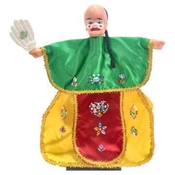 A-ONE 匯旺 披風傳統布袋戲偶 手工製造 禮品擺設 表演玩具  1個