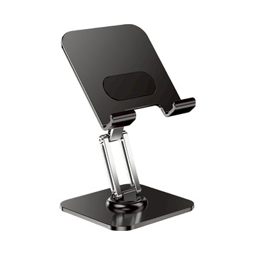 OMG 碳素鋼720度旋轉摺疊平板支架 13吋以內平板手機適用  黑灰色  1個  ST-A808