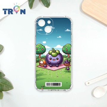 TRON IPhone 14 野餐的山竹系列 四角防摔載具殼 軟殼 手機殼