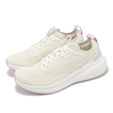 Puma 慢跑鞋 Skyrocket Lite Engineered 男鞋 女鞋 米白 粉 針織 緩衝 運動鞋 31010011