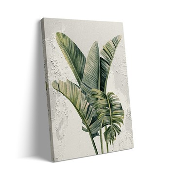 侘寂風綠植無框掛畫