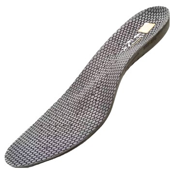 DERYOU 德行天下 石墨烯專利綠金乳膠3D獨立筒足弓鞋墊 遠紅外線 防霉抑菌 透氣排汗 彈力支撐足弓  L  灰色  1雙