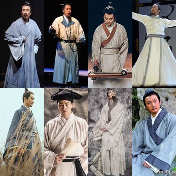 宋朝杜甫白居易書生詩人古裝漢服